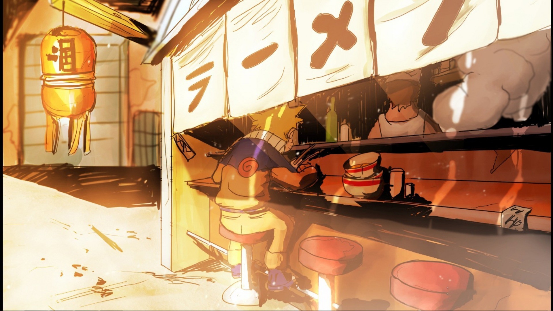 Naruto Uzumaki eating ramen at ichiraku ramen shop  Stable Diffusion   OpenArt