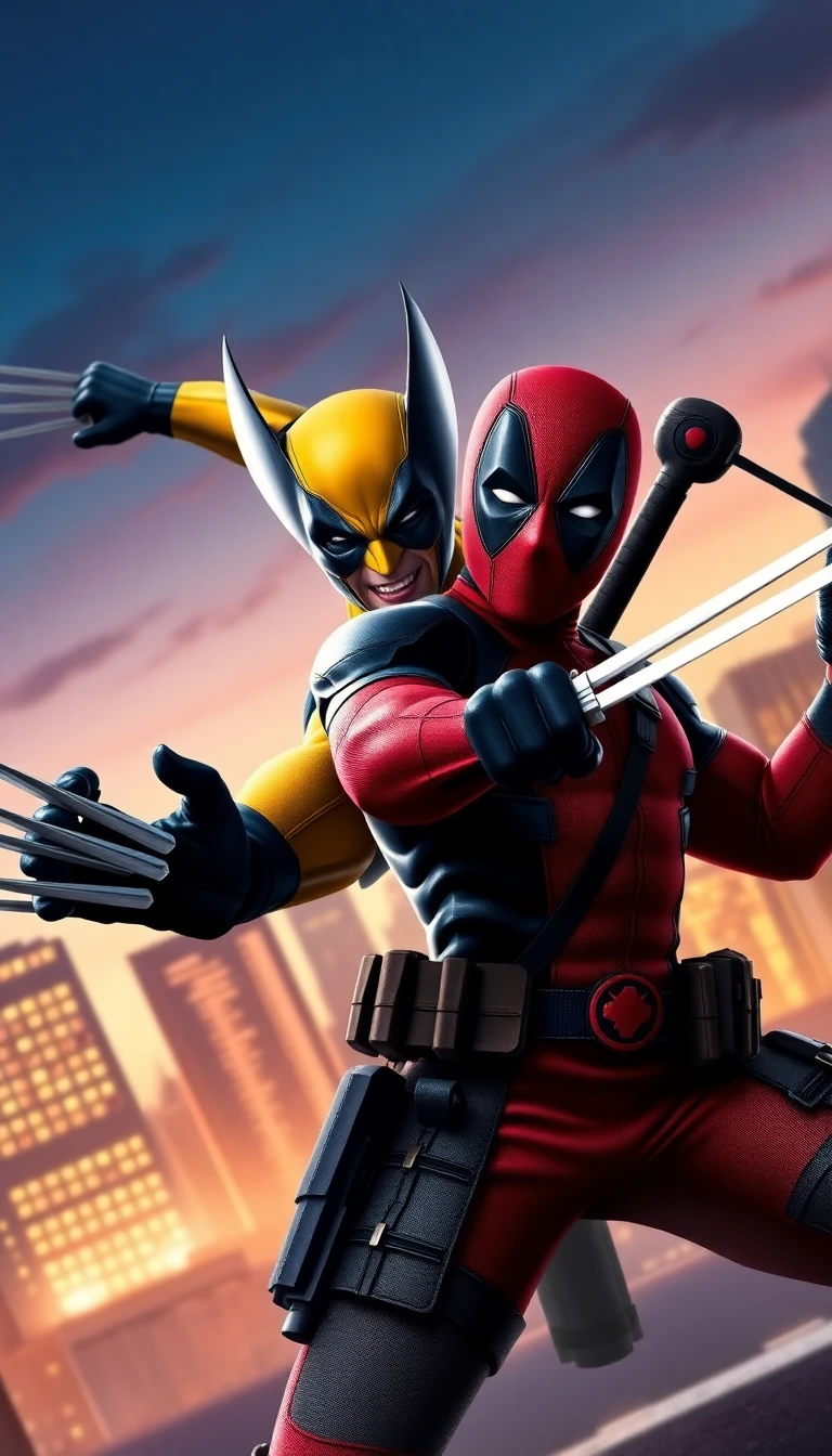 Wolverine And Deadpool Wallpaper