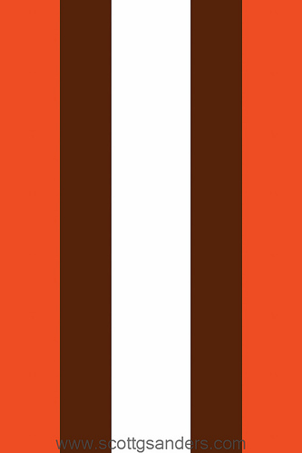 Cleveland Browns Helmet Stripe iPhone Wallpaper Scott G Sanders