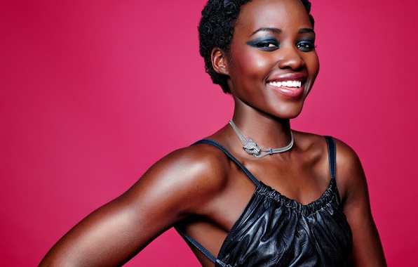 Wallpaper Girl Smile Actress Black Afro Lupita Nyong