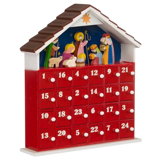 Go Back Gallery For Wooden Advent Calendar Nativity