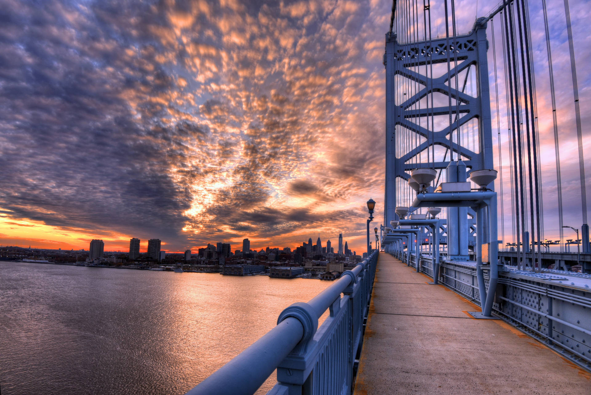 Philadelphia Suspension Bridge Zpookio4200gkx2q Wallpaper