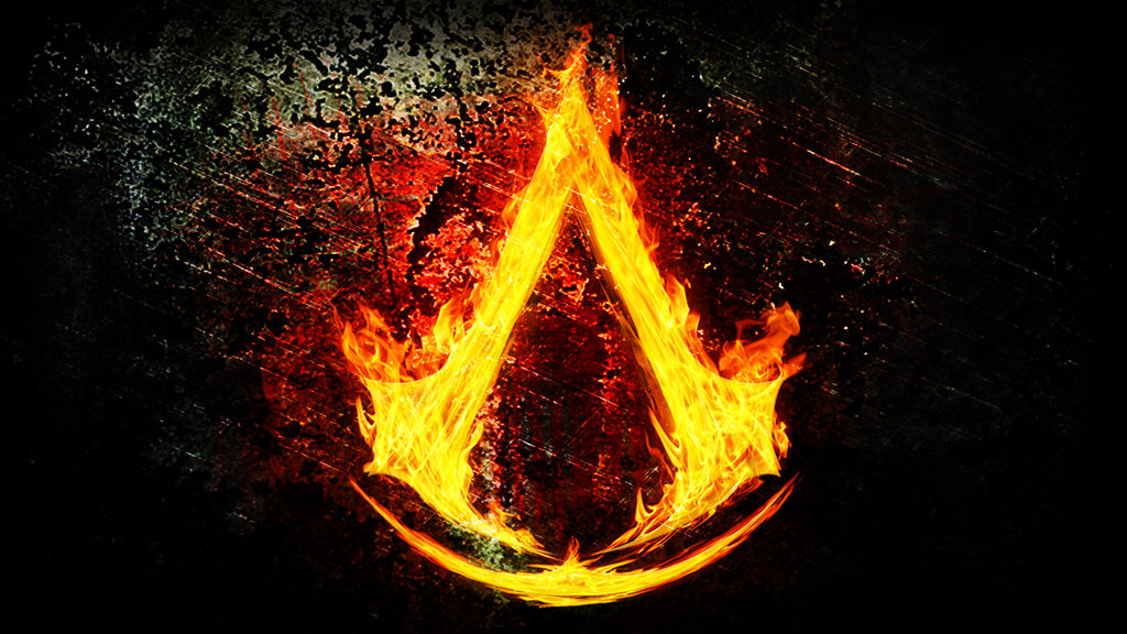 Assassin S Creed Logo Fire By Thunderboltmmo