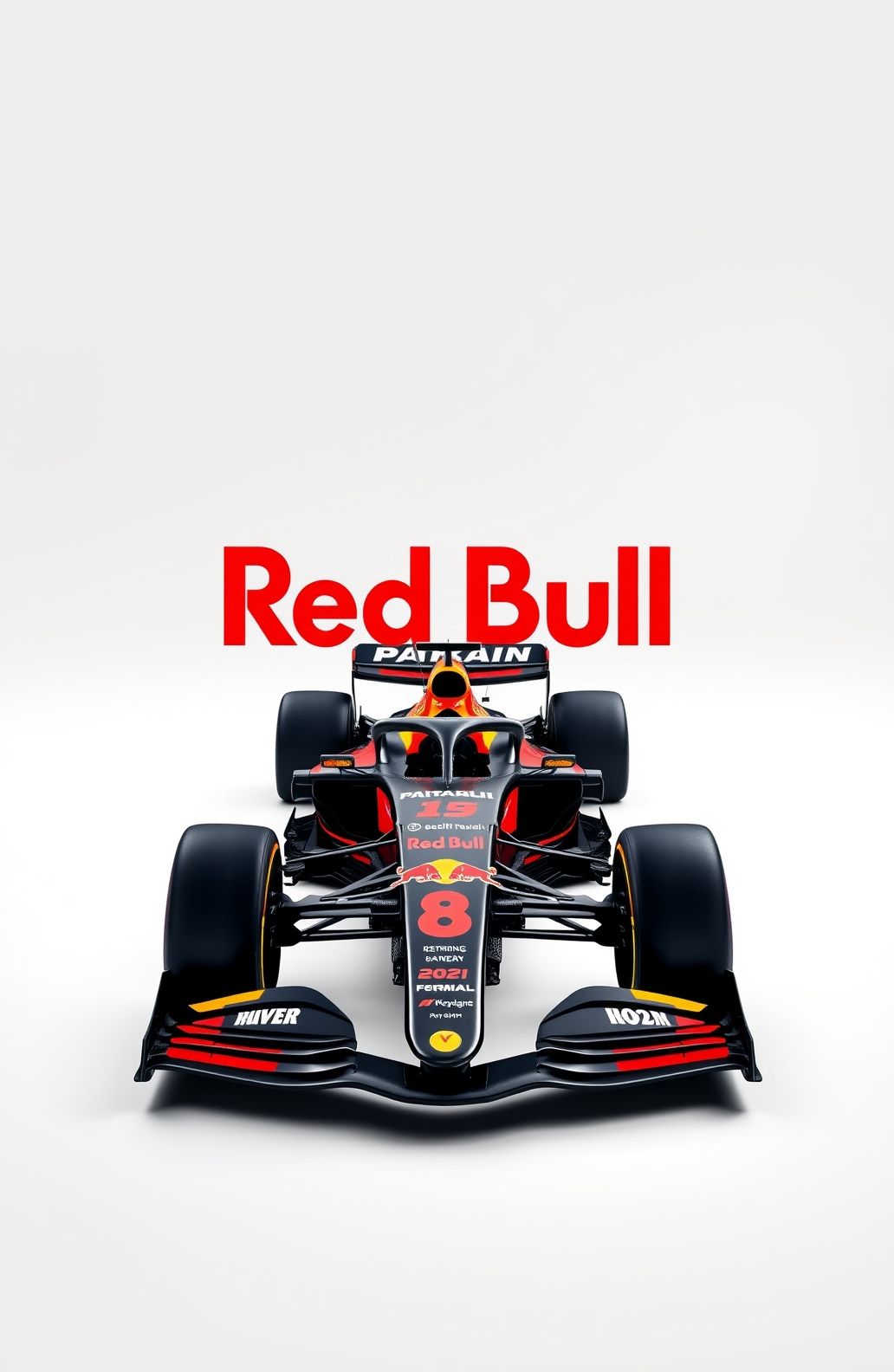 Red Bull F1 White Wallpaper