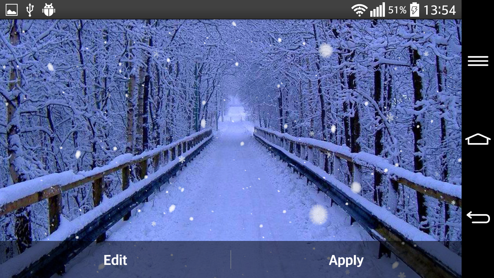 bliss with the sweetest natural wallpaper winter forest live wallpaper