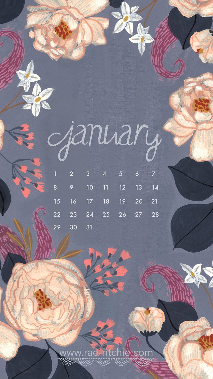 Calendar Background January Atchafalaya Co