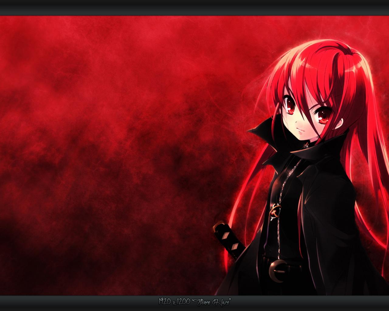 Red Anime Wallpaper On