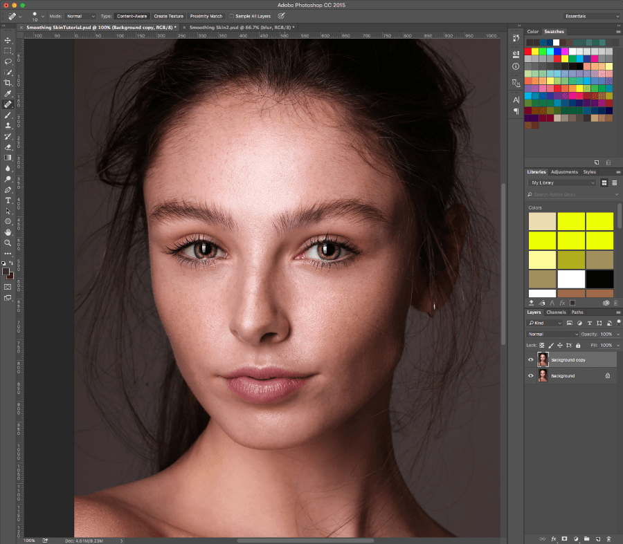 Smoothing Background Photoshop Tutorial How To Create