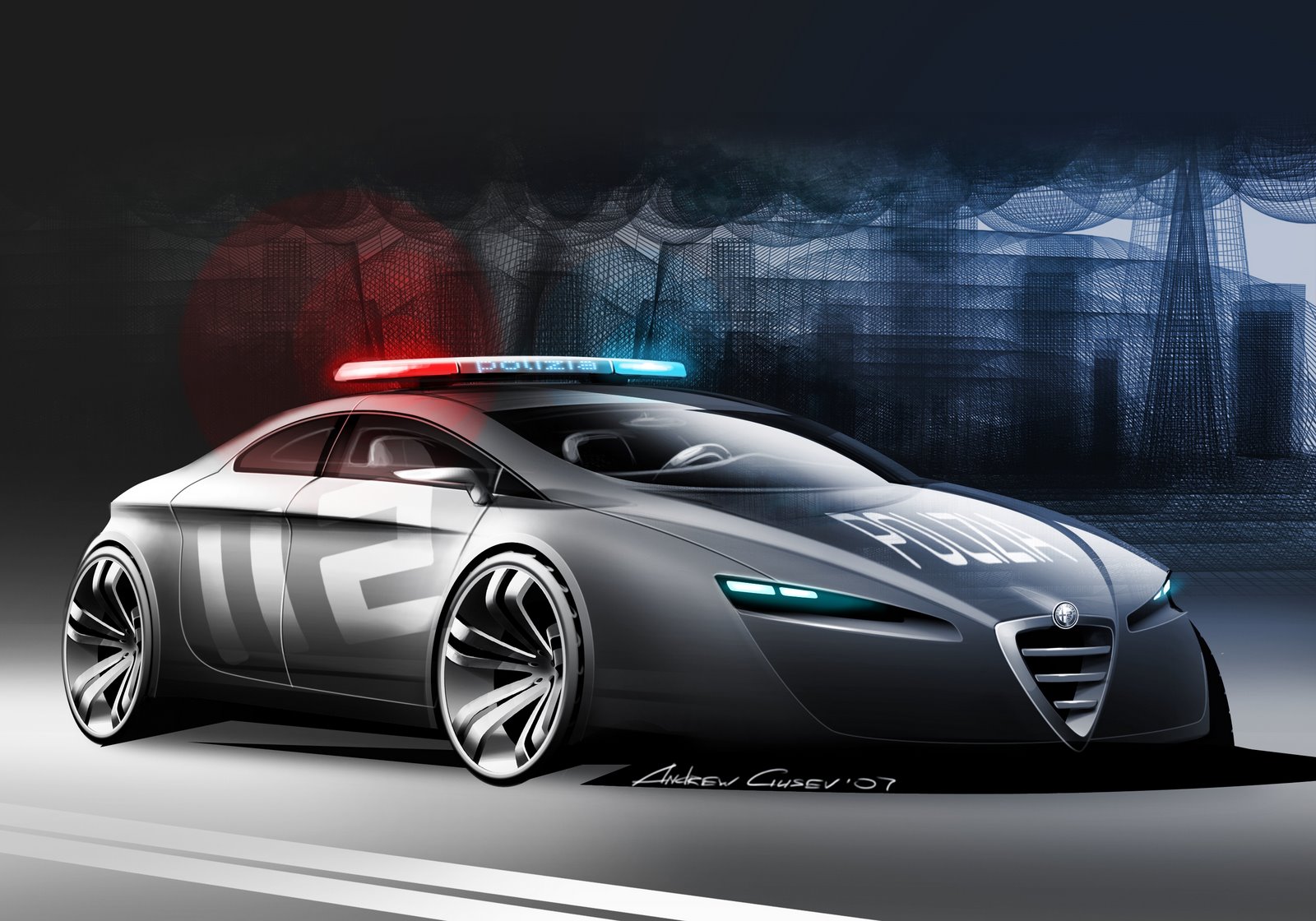 Cool American Police Cars Alfa Romeo Car