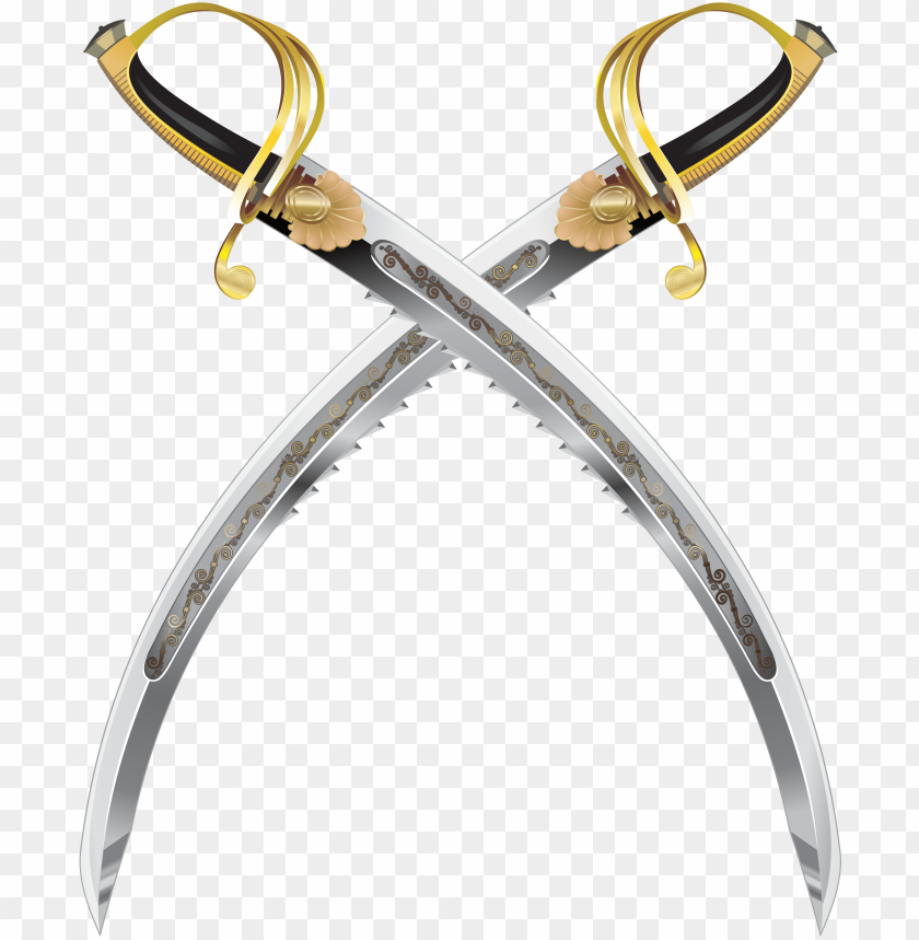 Swiss Ceremonial Swords Twin Pirate Png Image With