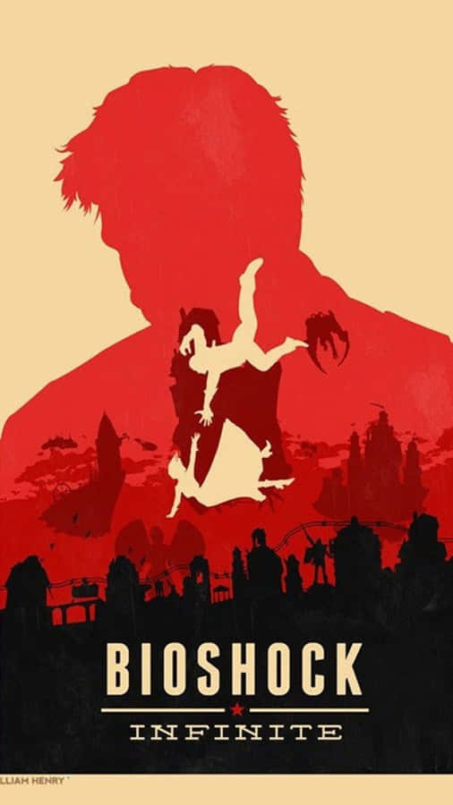 Amazing 4k Bioshock Artwork On An iPhone Wallpaper
