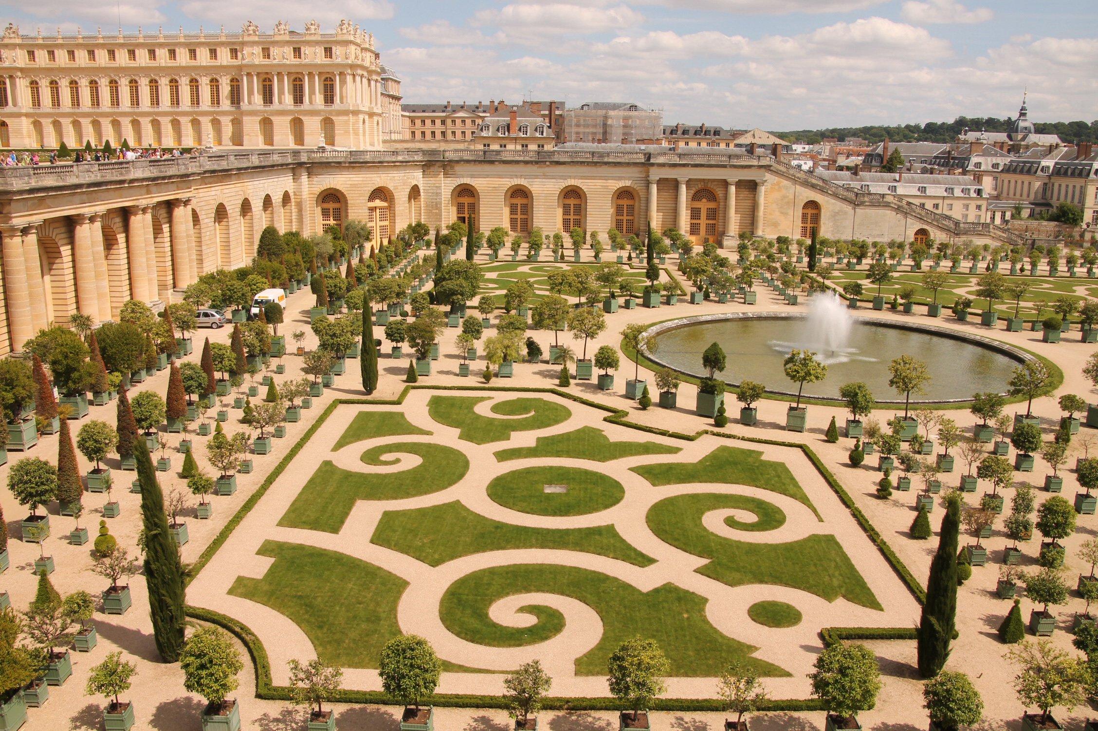 Chateau De Versailles Palace France French Building Garden