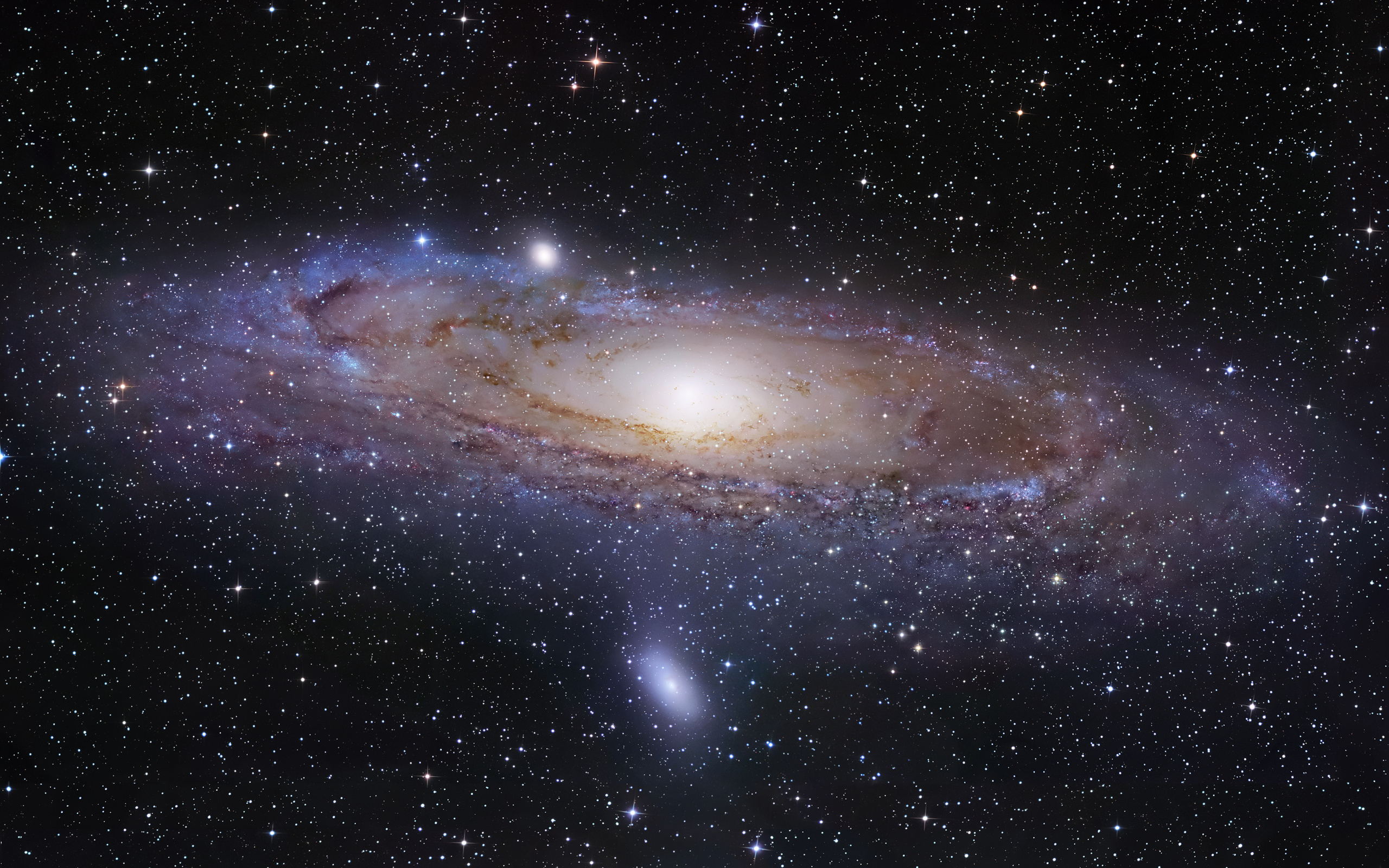 M31 The Andromeda Galaxy By Philcuk Caedes Desktop Wallpaper
