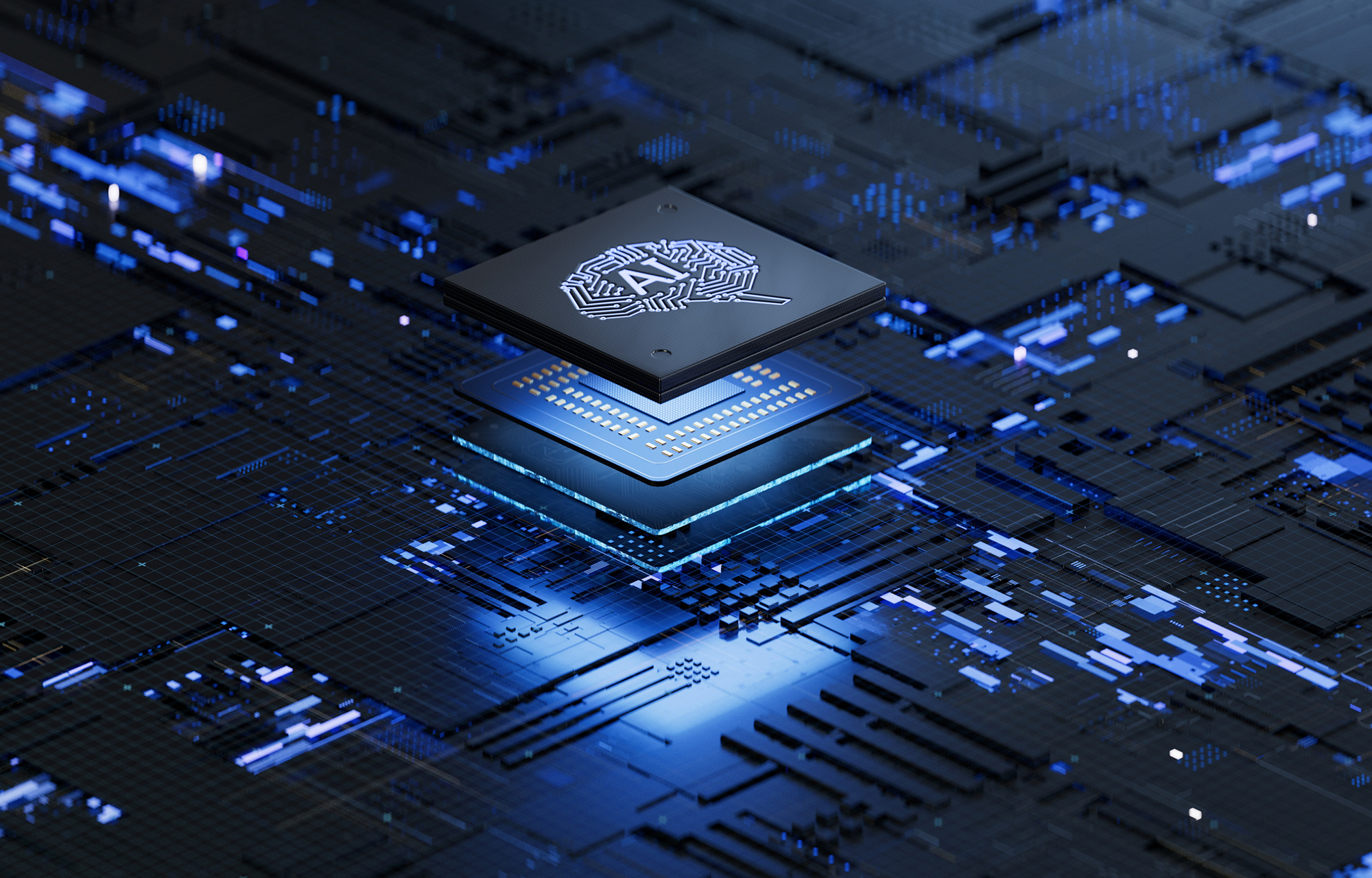Computer Chip Ai Main Wallpaper
