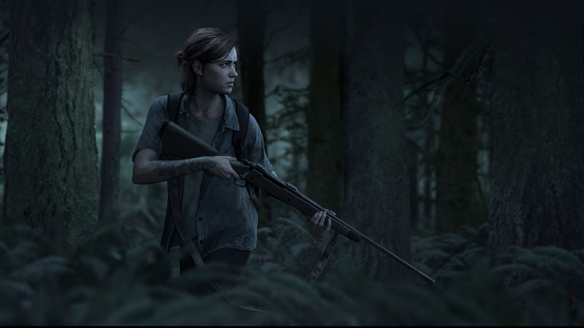 The Last of Us Part 2 Ellie Wallpaper Dark Tint PS4Wallpaperscom