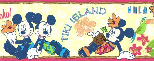 Mickey And Minnie Mouse Wallpaper Border