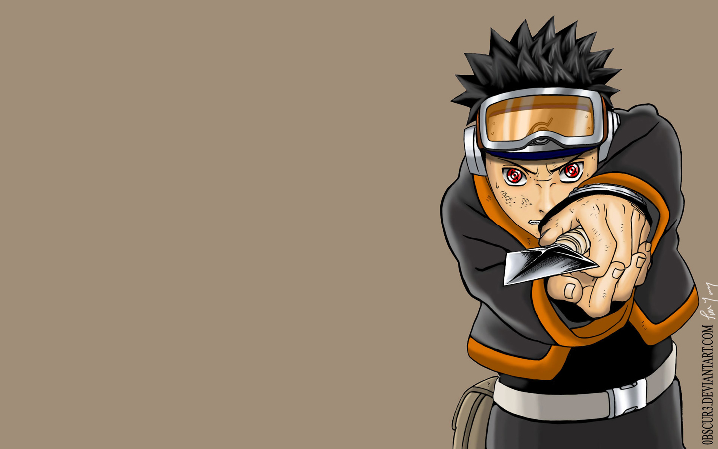 Kid Naruto With Goggles Wallpaper - obito uchiha young edition roblox