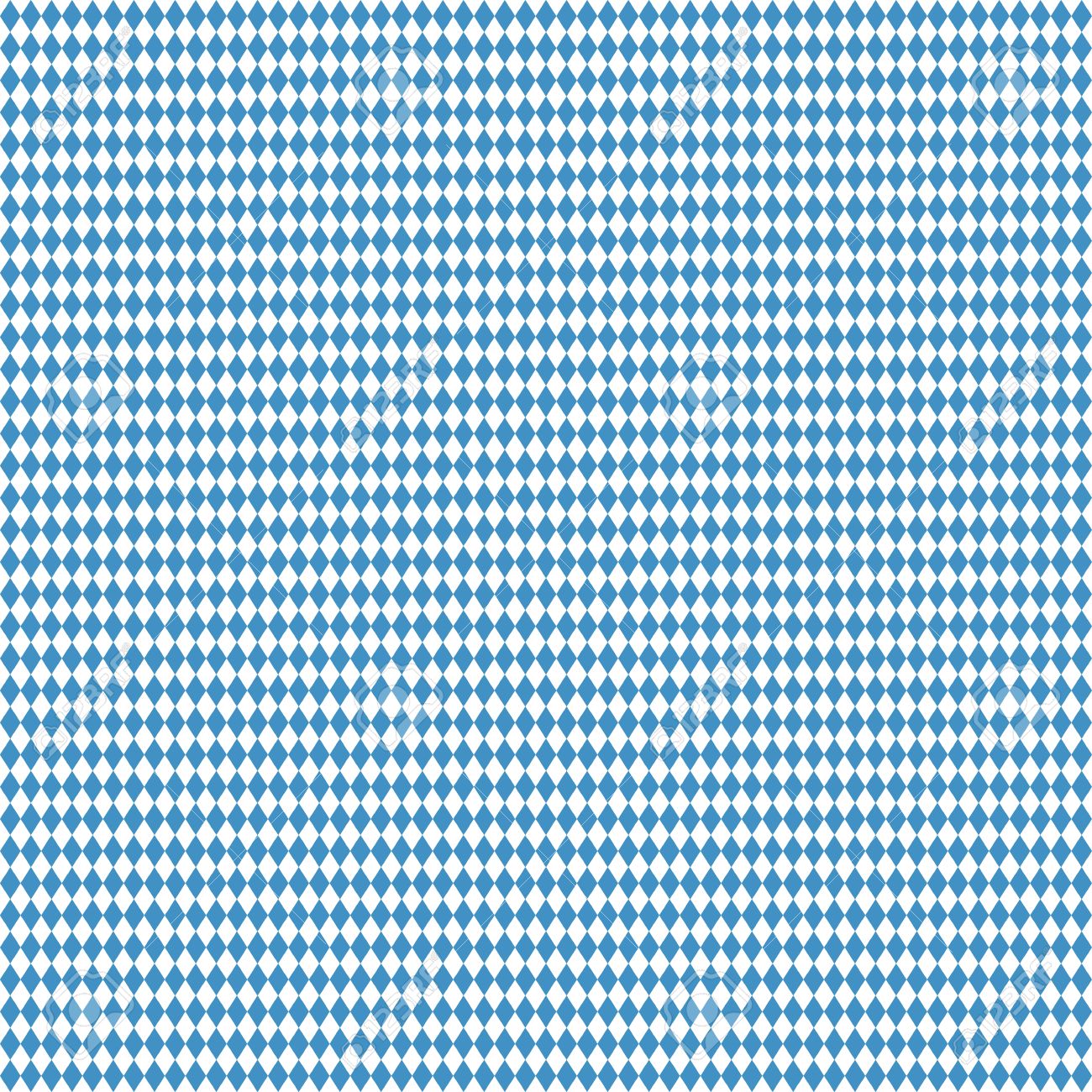Oktoberfest Background With Seamless Blue White Checkered Pattern