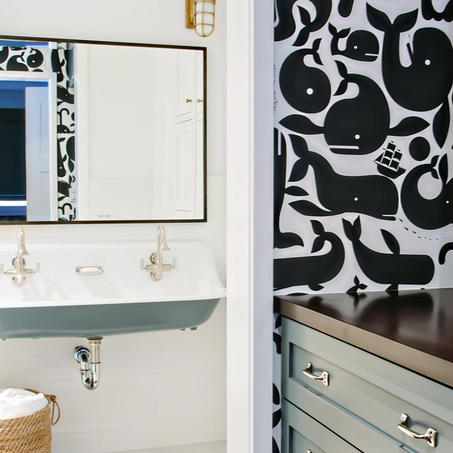 Kids Wallpaper Bathroom Pottok Papers Geoff Mcfetridge