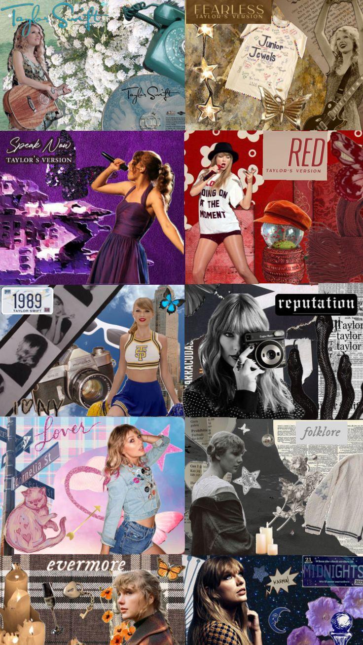 Taylor Swift Eras Wallpaper In Red