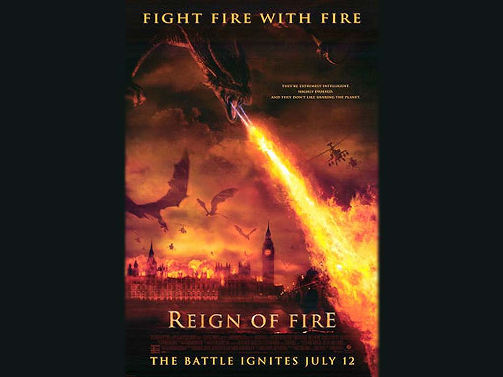Reign Of Fire Poster And Wallpaper