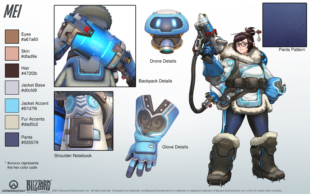 Mei Overwatch Close Look At Model By Plank