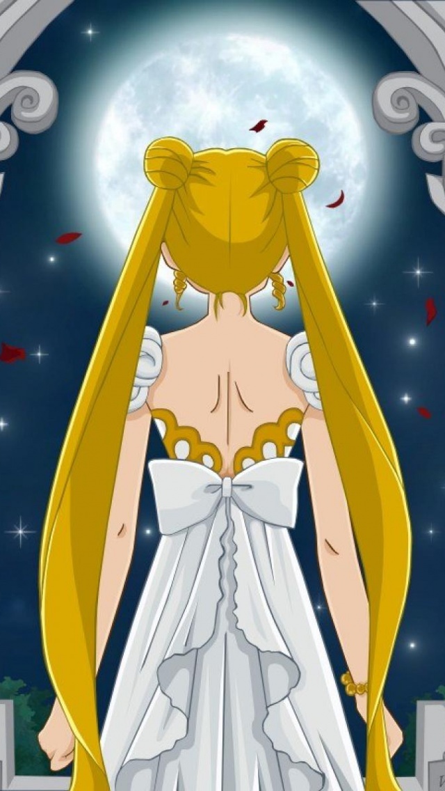 Sailor Moon Three iPhone Wallpaper