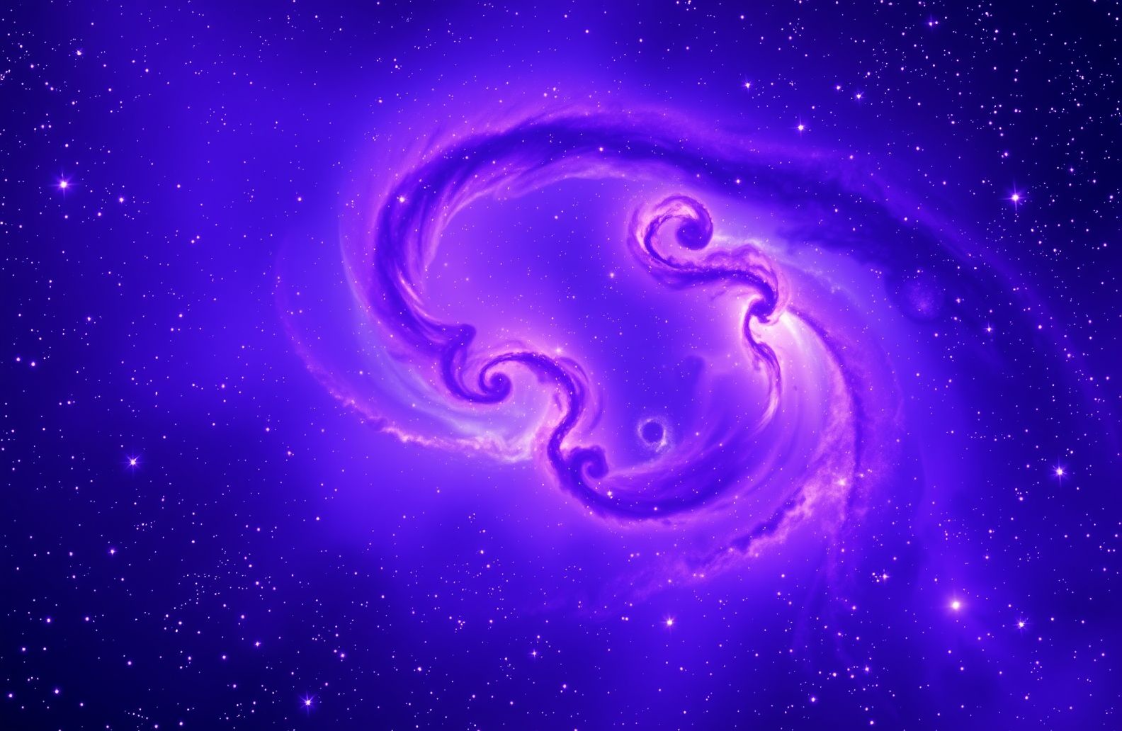 Purple Galaxy Wallpaper