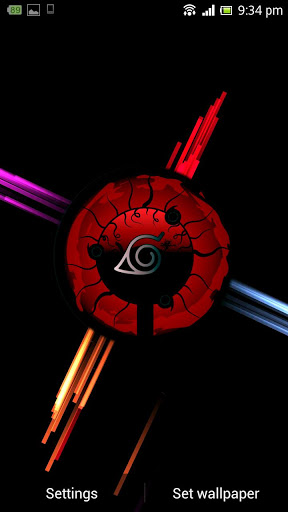 Sharingan 3d Live Wallpaper For Android
