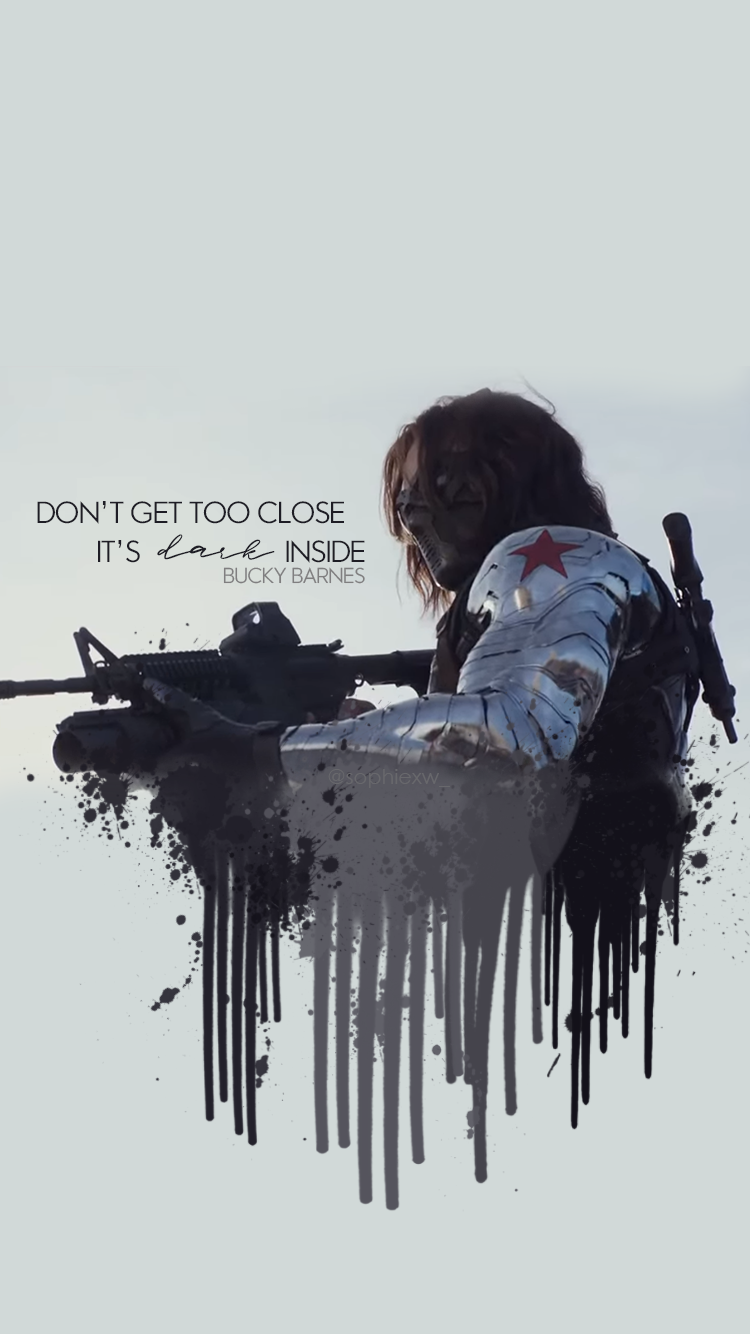 Bucky Barnes iPhone Wallpaper