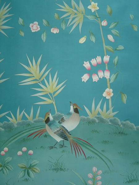 chinese wallpaper chinoiserie wallpaper silk wallpaper hand 450x600