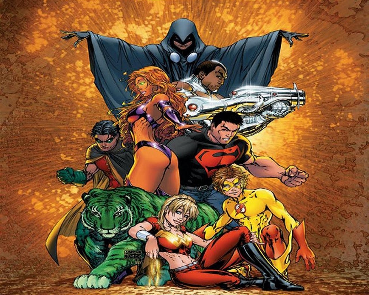 Teen Titans HD Wallpaper Background