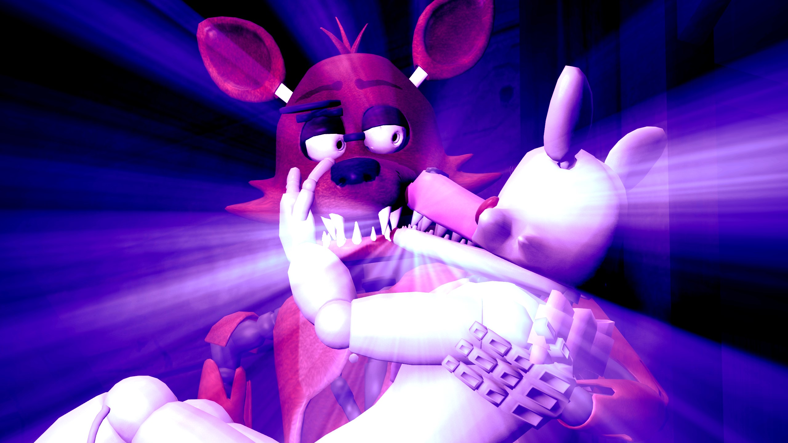 Sfm Fnaf Foxy And Mangle Forever By Antihacking5000