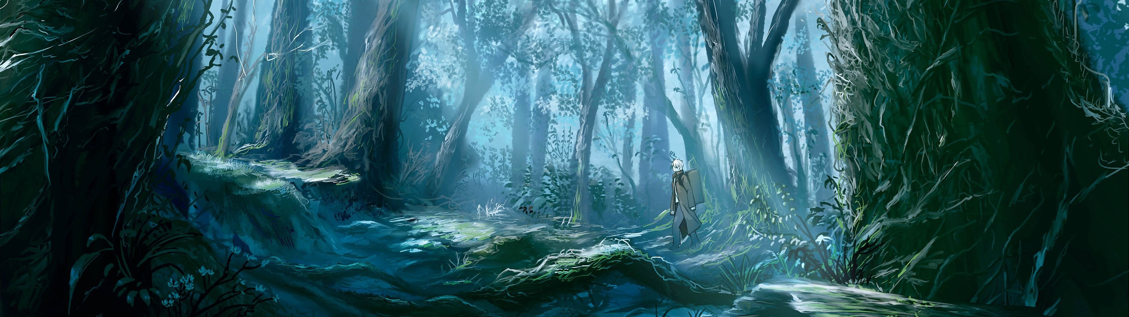 Anime Dual Monitor Wallpaper