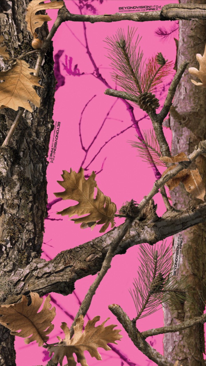 Pink Hunting Camo Background Samsung Galaxy S3 Wallpaper