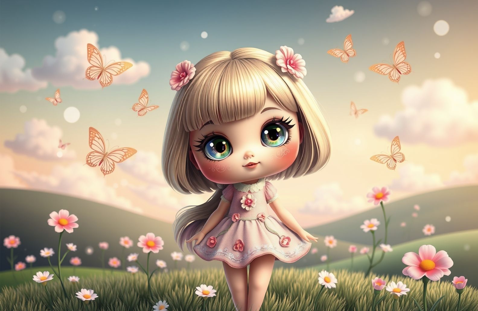Cute Doll Wallpaper