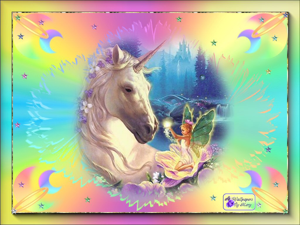 Unicorn Rainbow Wallpapers - WallpaperSafari