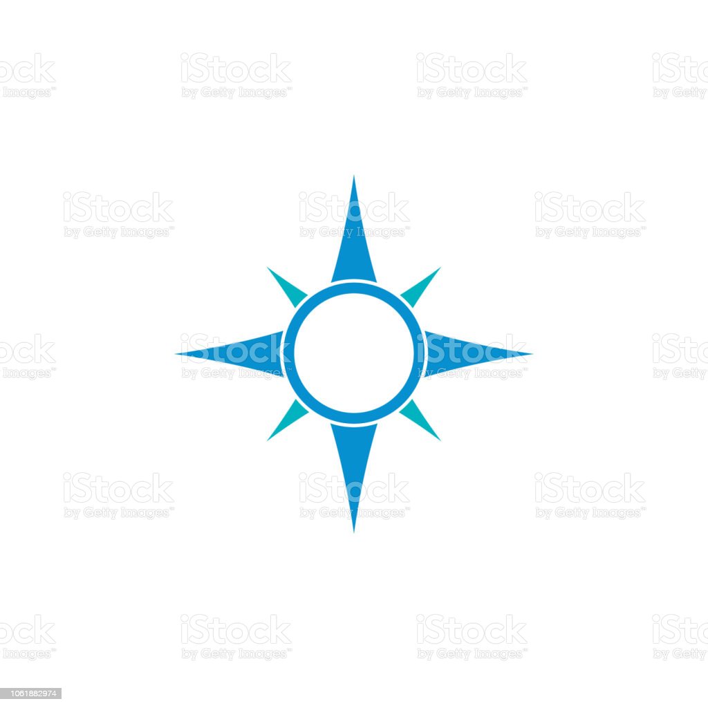 Clean Simple Blue Pass Vector Stock Illustration