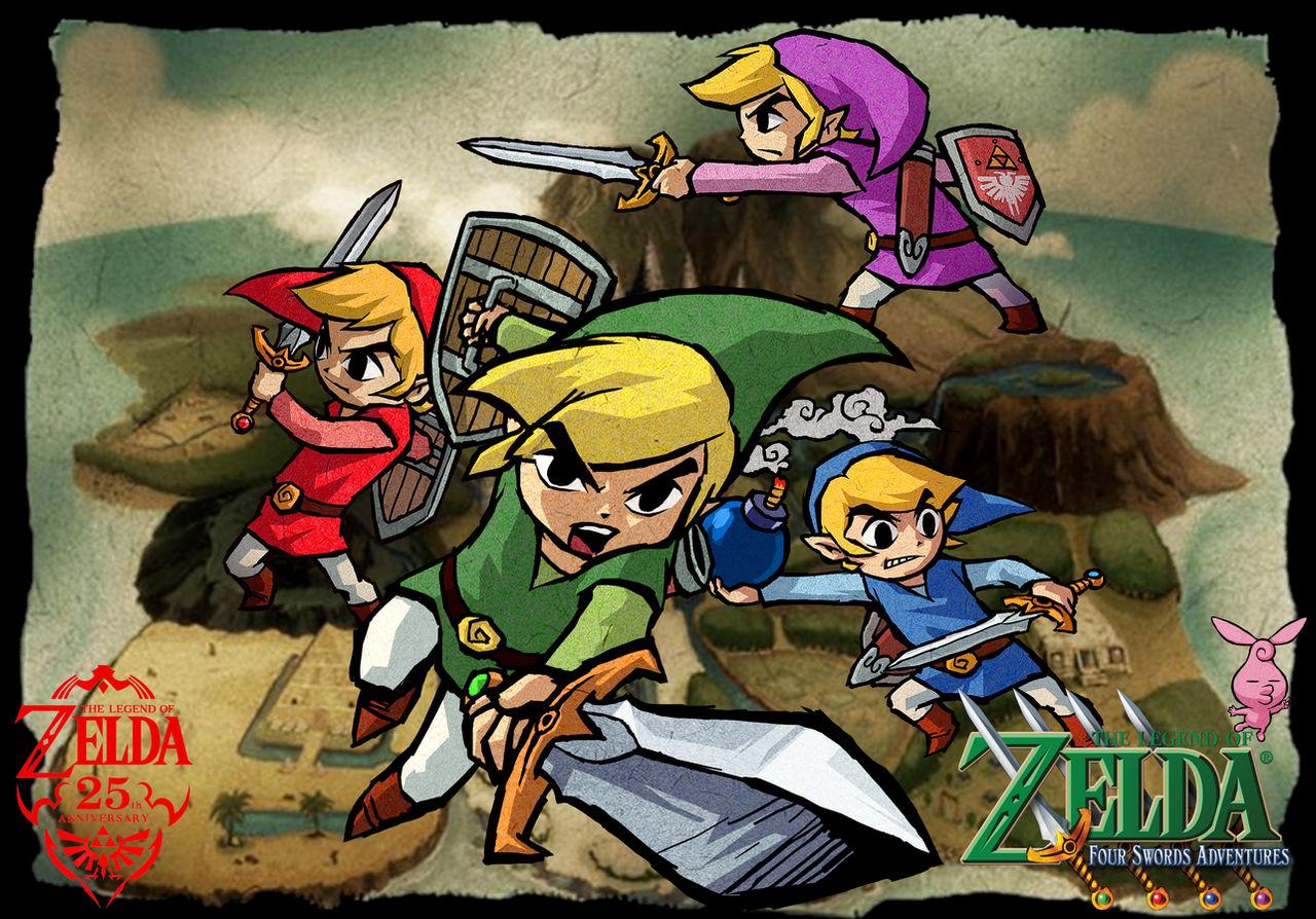 The Legend of Zelda Four Swords Adventures GC by Legend tony980