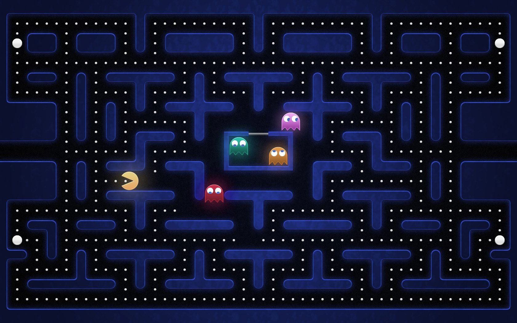 76 Pac Man Wallpapers On Wallpapersafari