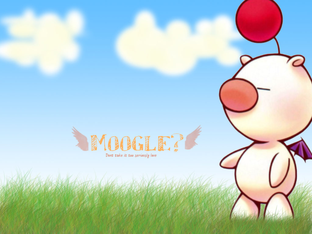 Love This Moogle Picture I Couldn T Resist Making A Wallpaper