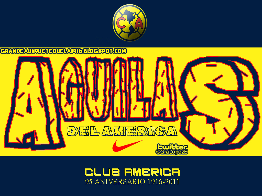 Free download Club de Futbol America Sitio NO Oficial Wallpaper Club  [1024x768] for your Desktop, Mobile & Tablet | Explore 50+ Club Aguilas Del  America Wallpapers | Del Piero Wallpaper, Club Wallpaper,