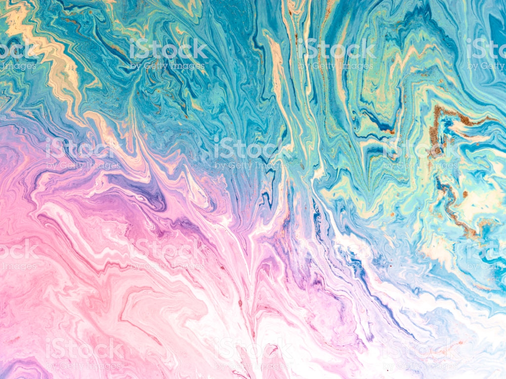 Abstract Liquid Marble Oil Color Background Stock Photo