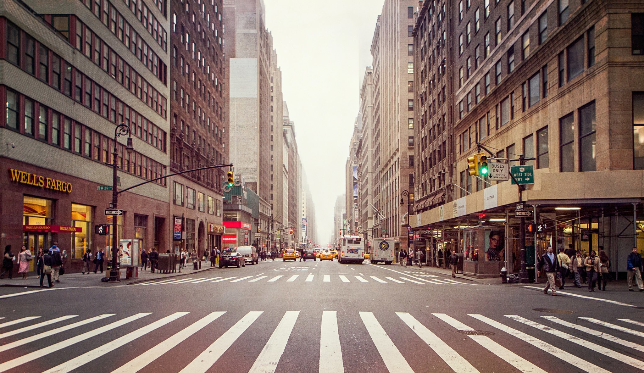 New York City Street HD Wallpaper