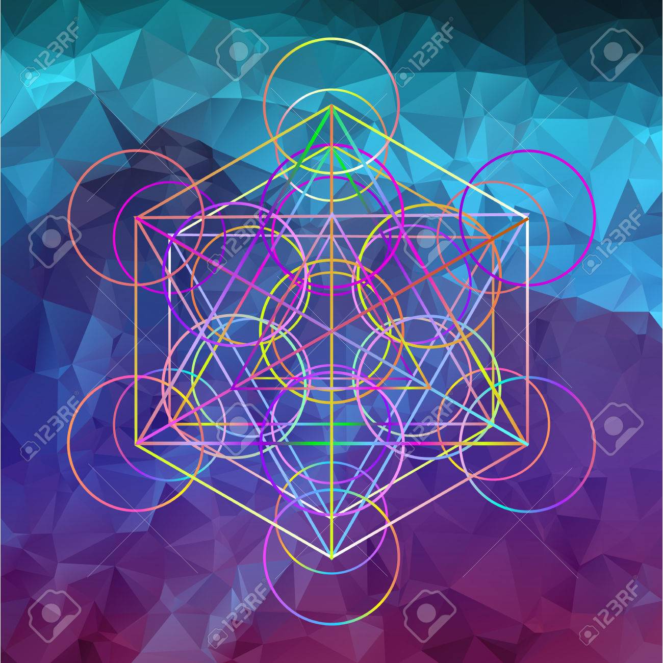 Sacred Geometry Abstract Background Alchemy Religion Philosophy