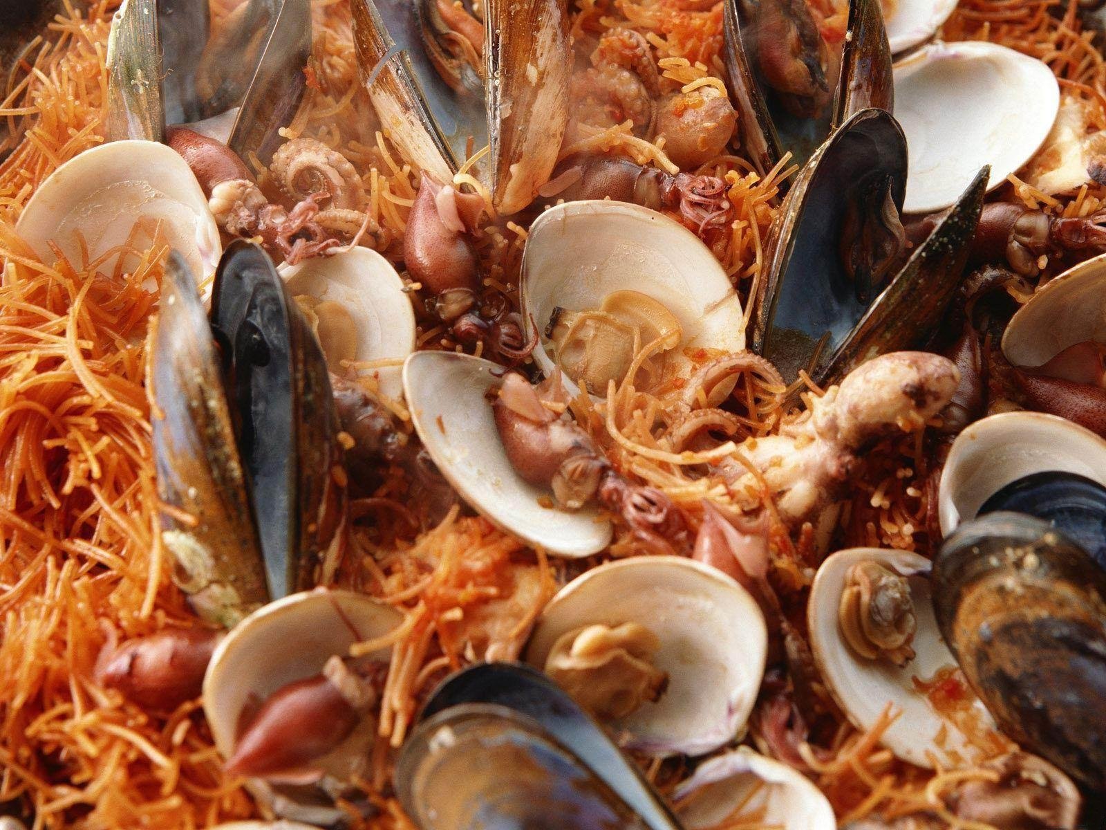Food Mussels Wallpaper