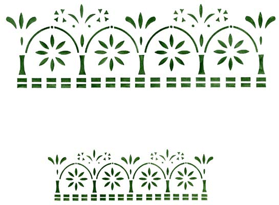 Click On Image For A Larger Of Stencil Design