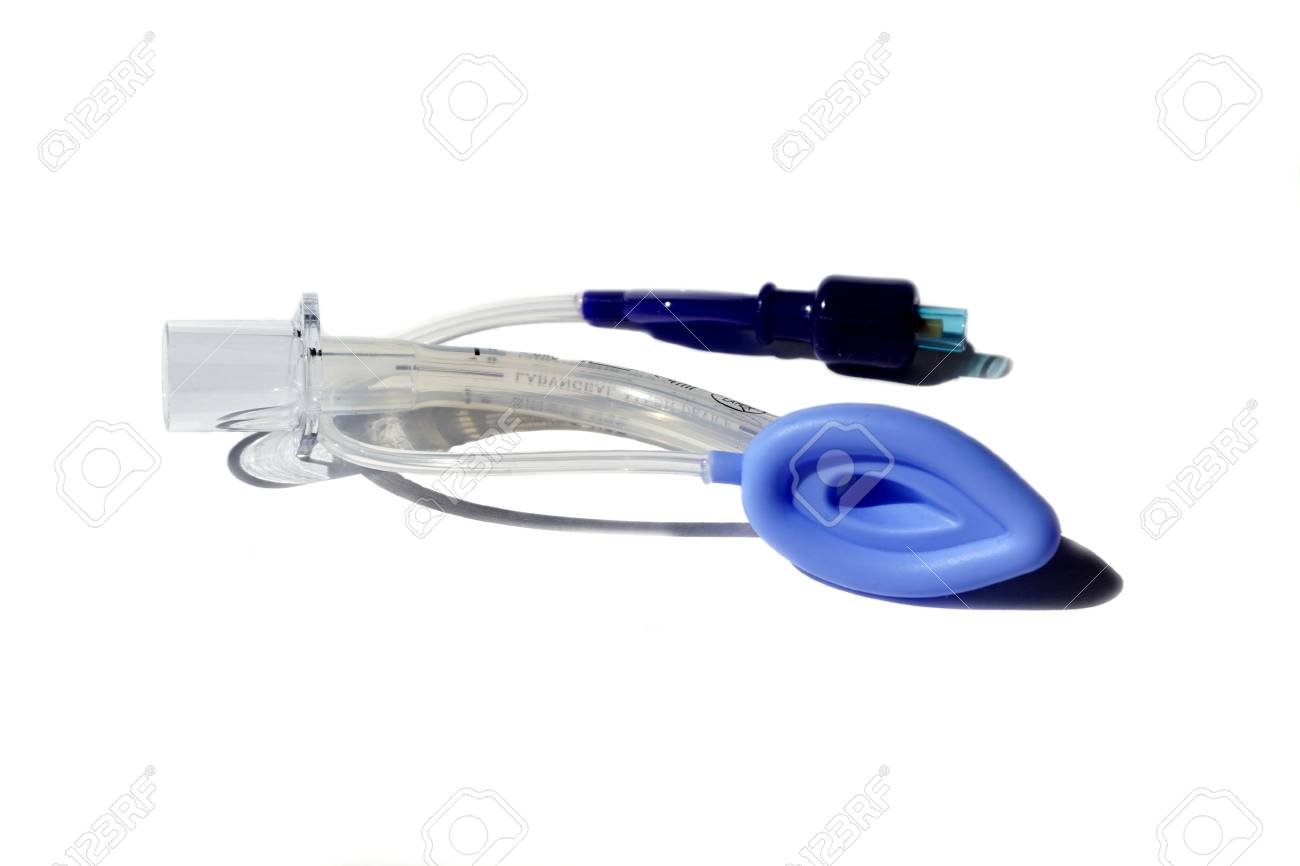Children Laryngeal Mask Airway For Emergency Medical Help Isolated