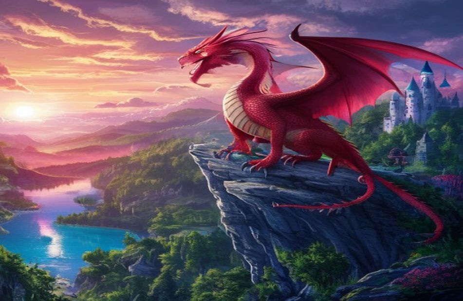 Red Dragon Gaming Wallpaper