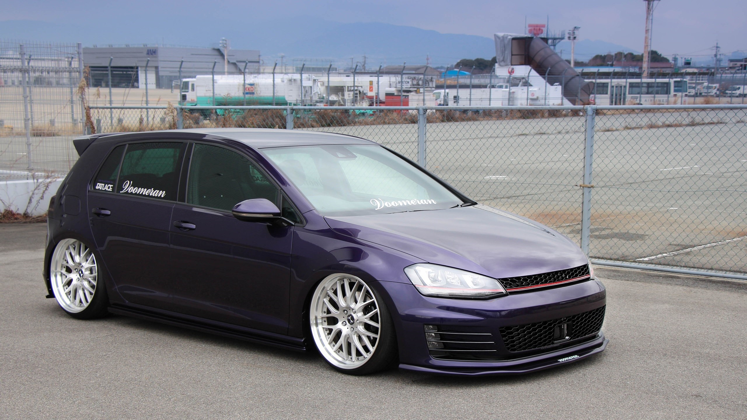 Wallpapers volkswagen vw golf low tuning stance germany gt r 1680x1050
